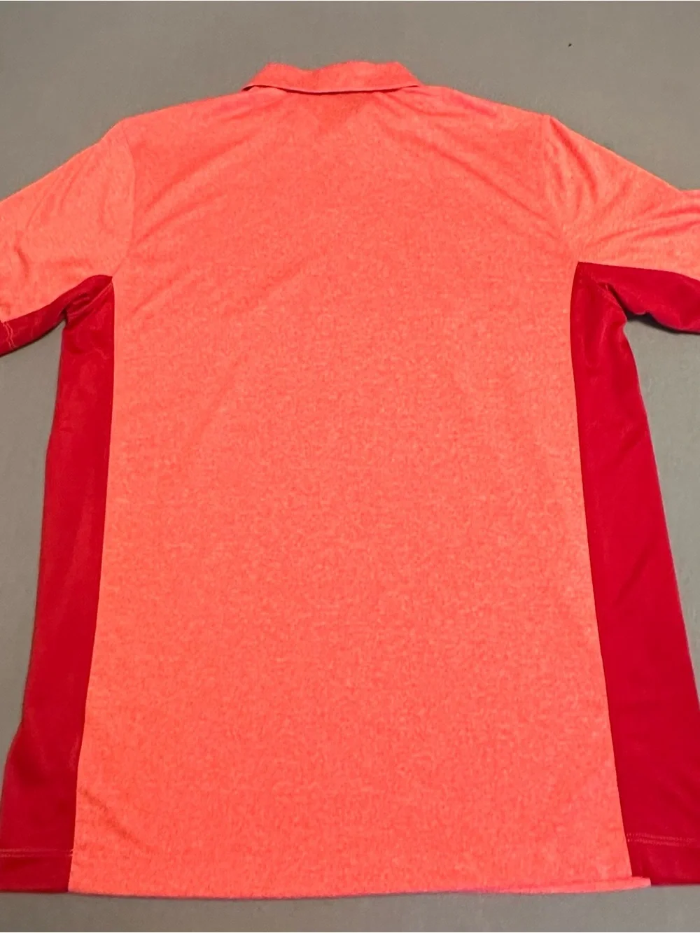 Nike Coral Polo with Red Side‎ Panels